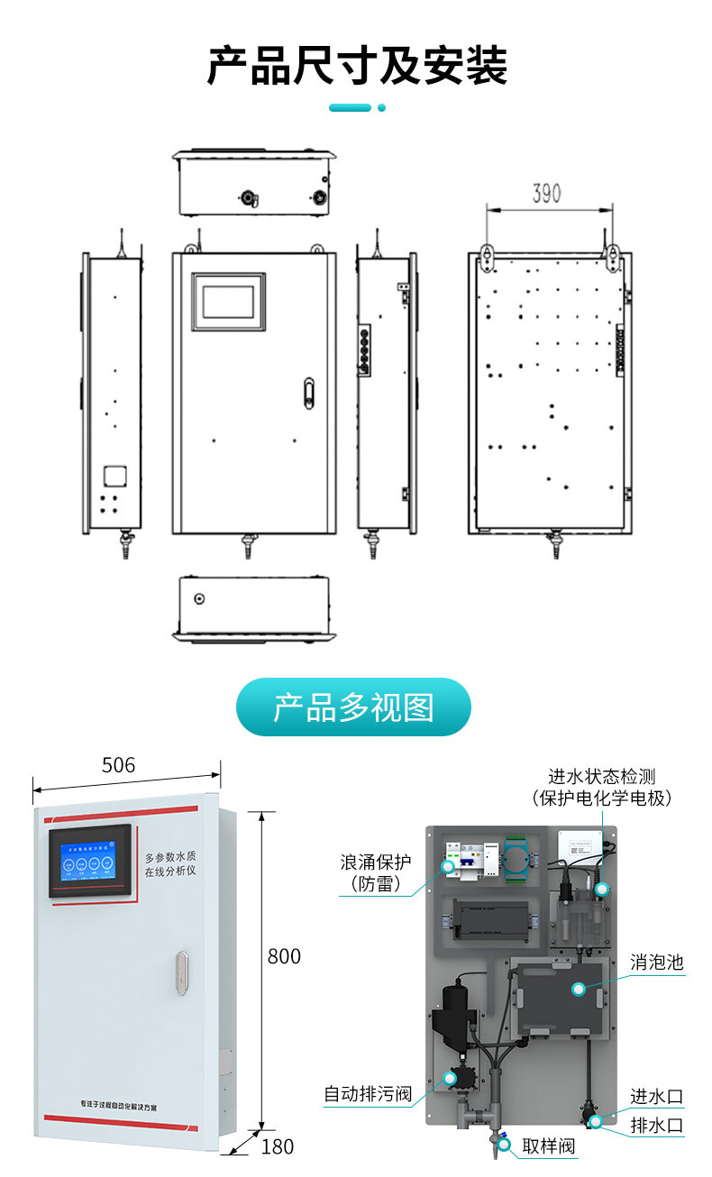 產品尺寸及安裝